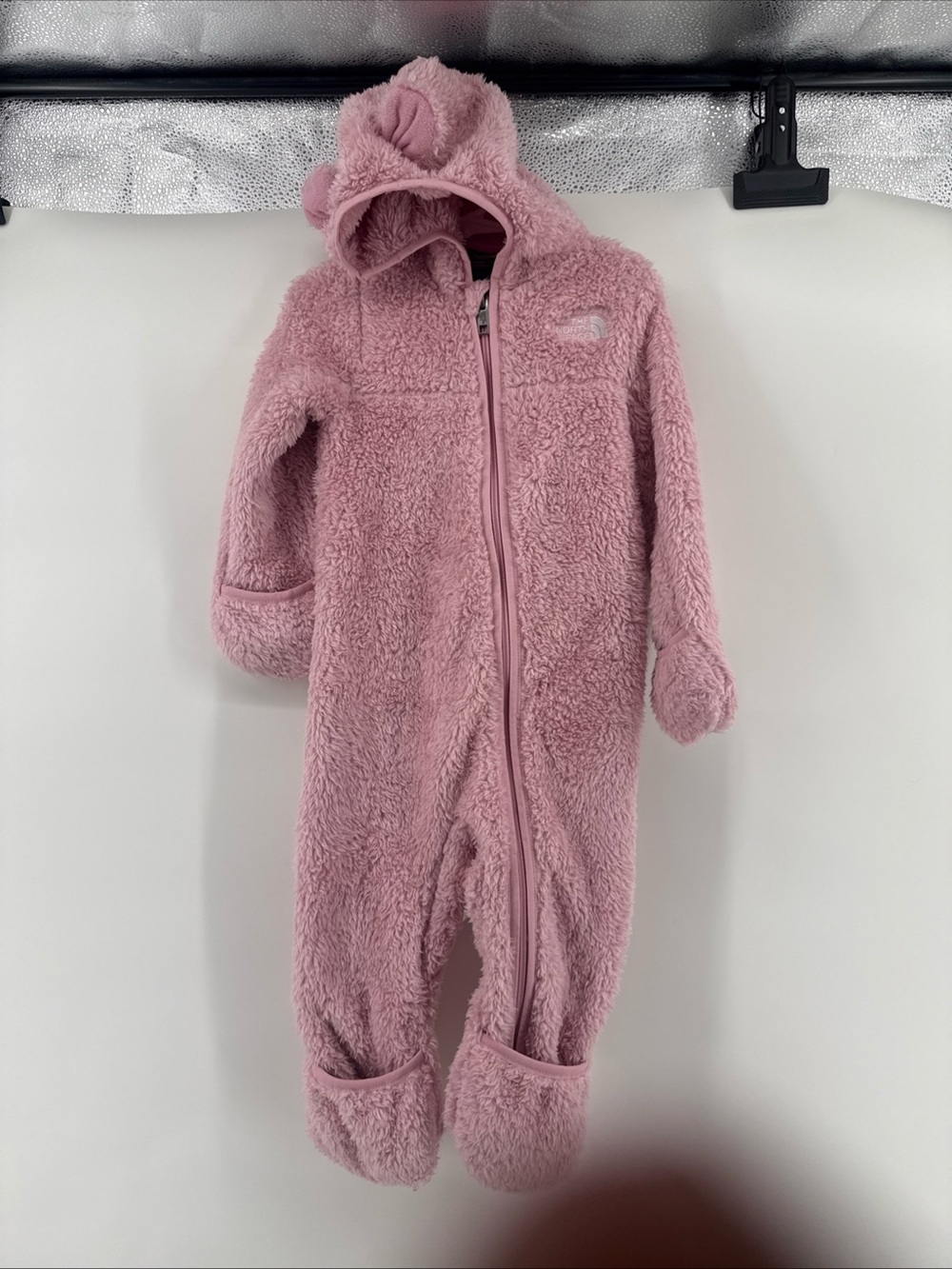 The North Face Baby Bear One-Piece - Cameo Pink SZ 12-18M